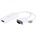 j5create Аудио видео адаптер j5create JDA214, VGA/USB мъжко - HDMI женско, Бял (J5-JDA214)