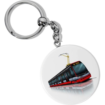Klíčenka s otvírákem - Tramvaj Škoda 15T