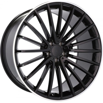 RACING LINE MR532 9x22 5x112 ET32 black + polished edge