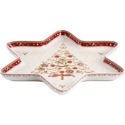 Villeroy&Boch Winter Bakery Delight mísa ve tvaru hvězdy stromeček 37,5x33 cm