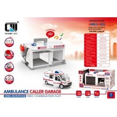 HM Studio Garáž Ambulance 1:32 – Zboží Mobilmania