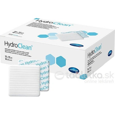 HydroClean Advance vankúšik na rany štvorec (10 x 10 cm ) 10 ks