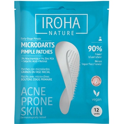 Iroha Mikrojehličkové náplasti na akné Microdarts Pimple Patches 12 ks