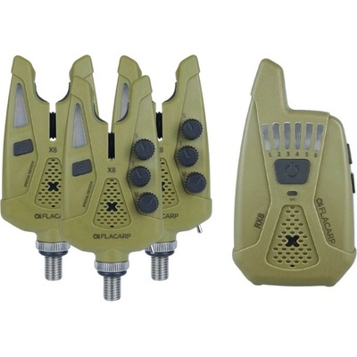 Flacarp X8 s Príposluchom 3+1 Khaki