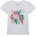 GUESS Бяла тениска с многоцветен надпис Love Guess за момиче