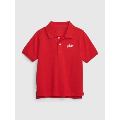 GAP Baby polo tričko s logem červená