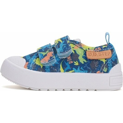 D.D.Step detské chlapčenské plátenky C096-51352A Bermuda Blue