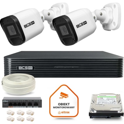BCS BASIC 2x BCS-B-TIP15FR3(2.0) DVR s 1TB