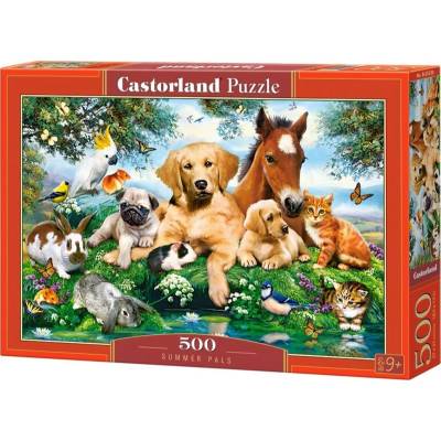 Castorland Summer Pals 500 pcs Пъзел 500 броя Животни (342943)