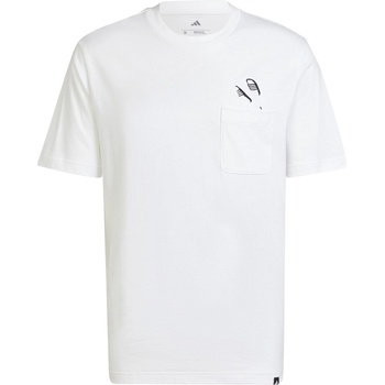 Image 1 of Adidas Мъжка тениска Adidas Graphic Logo T-Shirt Mens - White Slider
