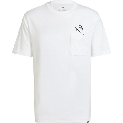 Adidas Мъжка тениска Adidas Graphic Logo T-Shirt Mens - White Slider