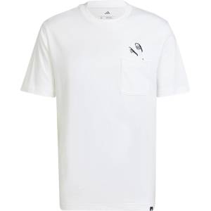Adidas Мъжка тениска Adidas Graphic Logo T-Shirt Mens - White Slider