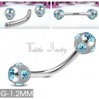 Image 1 of Talitha Обеца за вежда Аквамарин