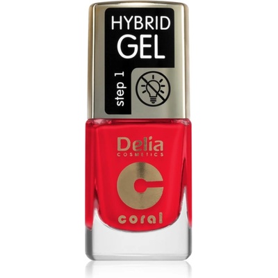 Delia Cosmetics Coral Hybrid Gel гел лак за нокти без използване на UV/LED лампа цвят 119 11ml