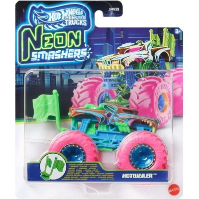 Mattel Hot Wheels Monster Trucks neon smashers – Hledejceny.cz