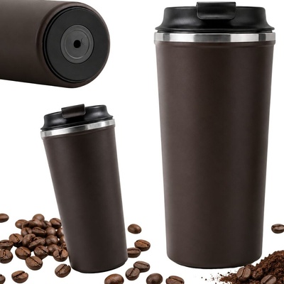 Verk termohrnek s přísavkou proti převržení 500 ml hnědý