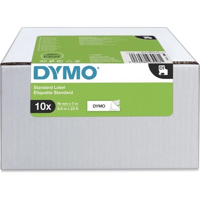 DYMO páska D1 19mm x 7m, černá na bílé, 45803, 10ks - 2093098