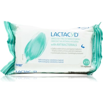 Lactacyd Pharma кърпички за интимна хигиена 15 бр
