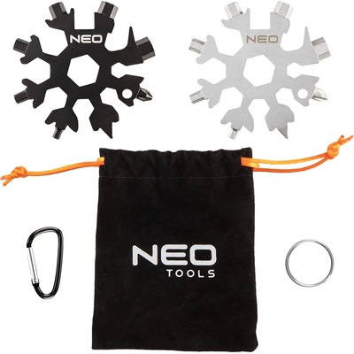 NEO TOOLS Мултифункционален инструмент Snowflake 19 в 1, 2 бр. GD015 (GD015)