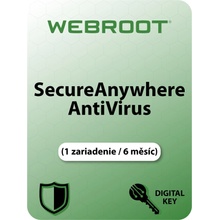 Webroot SecureAnywhere AntiVirus 1 lic. / 6 mes.