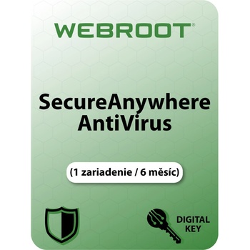 Webroot SecureAnywhere AntiVirus 1 lic. / 6 mes.