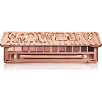 Image 1 of Urban Decay Naked3 палитра от сенки за очи с четка 12x1, 3 гр