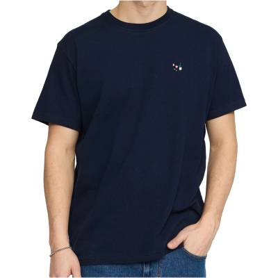 Revolution Мъжка тениска Revolution Application T-Shirt - Navy / Melange / Date (216-8830-0711)