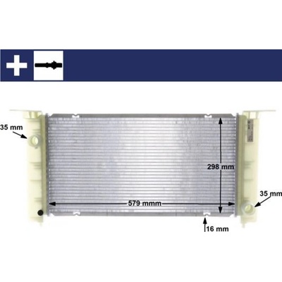 Chladič, chlazení motoru MAHLE CR 1449 000S