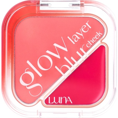 Luna Glow Layer Blur Cheek 08 Strawberry Jelly Duo púdrovej a krémovej lícenky 8,5 g