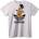 NOONEBRAND Тениска Scooby-Doo Любов - 2XL, White