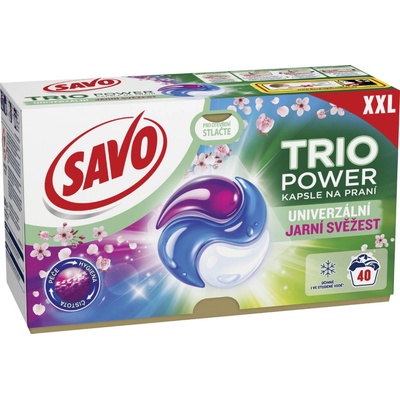 Savo Trio Power Univerzálne kapsule Jarná sviežosť 40 PD