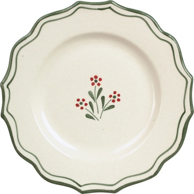 Strömshaga Talíř Esther Wildflower Green Ø 21,5 cm, zelená barva, keramika