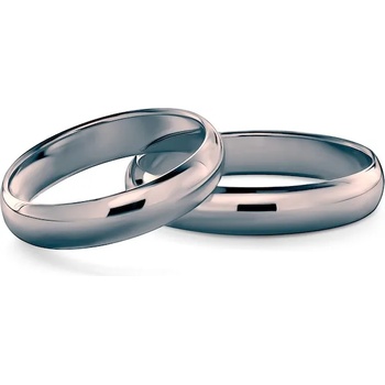 Image 1 of SAVICKI Сватбени халки: черно злато, полукръгъл профил. 4 мм