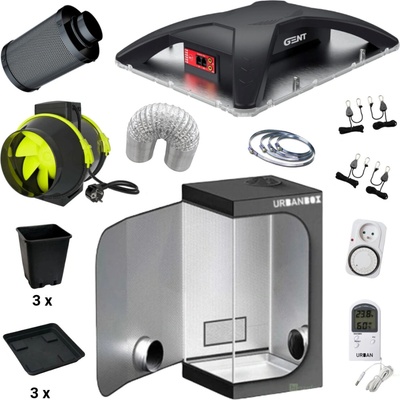Higarden LED Set 100W Gent Photon 60x60x160cm