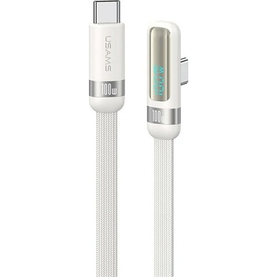 USAMS US-SJ653 кабел за данни Type-C - Type-C, 120cm, FEHÉR SJ653USB02 (SJ653USB02)