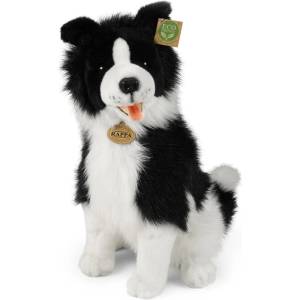Rappa Еко плюшена играчка Бордър Коли, седящо, 40 см (242739)