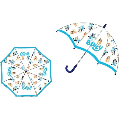 MOOSE Чадър Moose Bluey Automatic umbrella 48 cm - Blue (Multicolour)