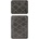 Lalee Постелка за баня Bari BAR 101, 50х120, тъмно сива (BAR101GRE50120/SET)