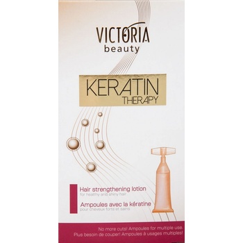 Victoria Beauty Keratin Therapy Ampule pro posílení vlasů 5 x10 ml
