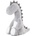 Tedsy Мека бебешка играчка Теdsy - Динозавър, сива, 35 cm (98794)