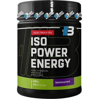 Body Nutrition Iso Power Energy čierna ríbezľa 480 g