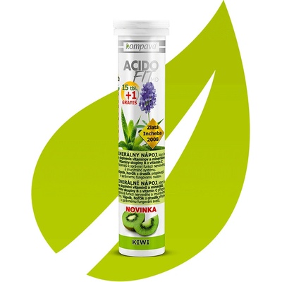AcidoFit nápoj na odkyslenie organizmu Pomeranč limetka 16 tablet