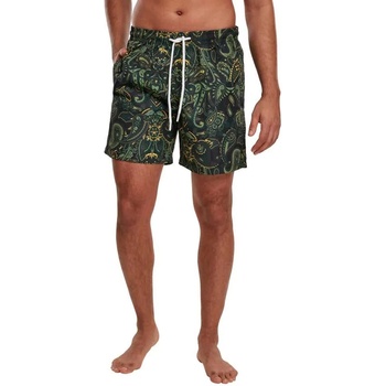 Urban Classics Бански гащета Urban classics Paisley swimming shorts - Black (Paisley)