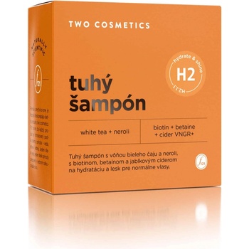 TWO COSMETICS Tuhý šampon HYDRATE&SHINE s biotinem vůní neroli a bílý čaj 60 g