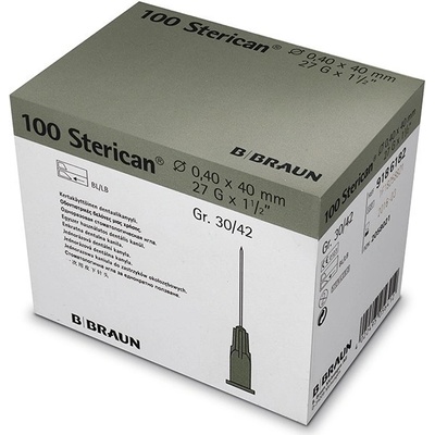 Sterican Injekčná ihla 27 G x 1 1/2 0,40 x 40 mm sivá 100 ks