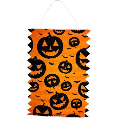 Závěsný lampion válec dýně 16 x 22 cm – Zboží Dáma