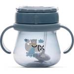 MyFRIEND Чаша с дръжки и сламка Lorelli - My Friend, 250 ml, Cameo Blue (10200860004)