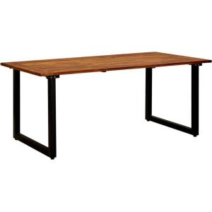  Градинска маса с U-образни крака 180x90x75 см акация масив - elemento - 619,00 лв