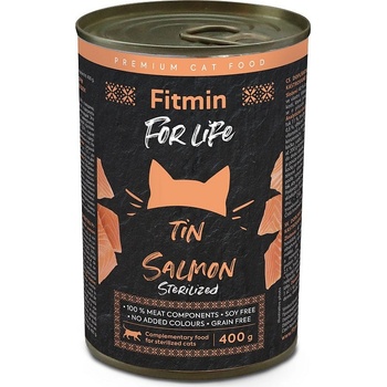 Fitmin For Life pro kastrované kočky losos 0,4 kg