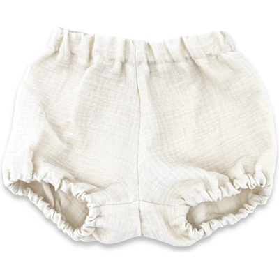 Mušelínové kraťasky NATURE smetanové